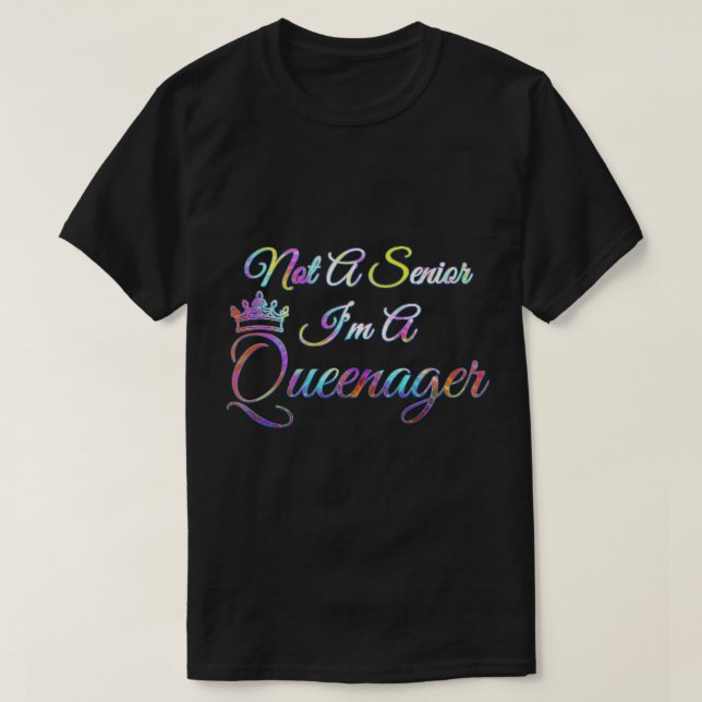 Camiseta Não sou uma Mais velho, sou uma Engraçada Velha En (Frente do Design)