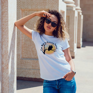 Camiseta Não sou uma pessoa matutina citação engraçada de c