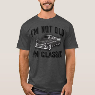 Camiseta Não sou velho, sou amigo do carro