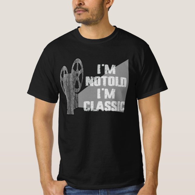 Camiseta Não sou velho, sou clássico (Frente)