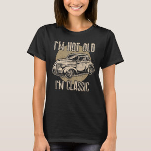Camiseta Não Sou Velho Sou Clássico Carro Clássico
