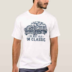 Camiseta Não sou velho, sou clássico, Carro Clássico Vintag