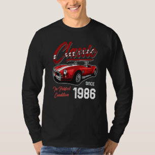 Camiseta Não sou velho sou clássico Carro Vintage Nasci em