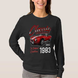 Camiseta Não sou velho, sou clássico. Carro vintage nascido