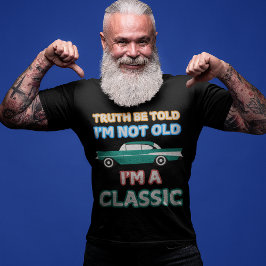 Camiseta "Não sou velho, sou clássico", Chevy Vintage, 1957