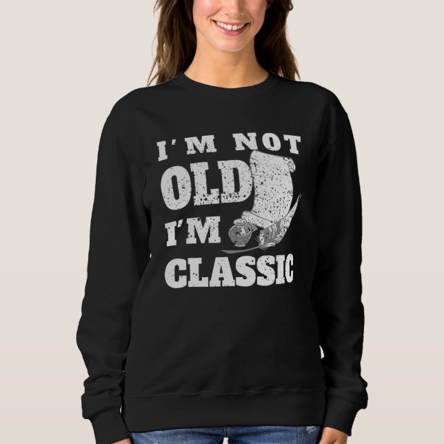 Camiseta Não sou velho, sou clássico com Caneta gravada (Frente)