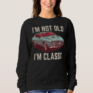 Camiseta Não sou velho, sou clássico, divertido carro retrô
