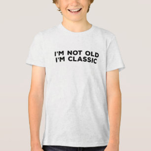 Camiseta Não sou velho, sou clássico - Vintage Vibe Tee