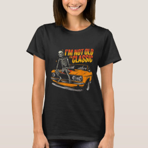 Camiseta Não sou velho sou engraçado carro gráfico homem ve
