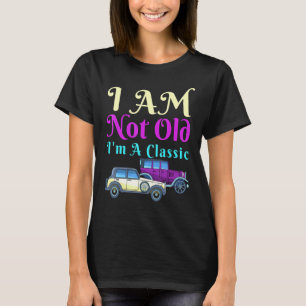Camiseta Não Sou Velho Sou Um Carro Clássico Carros Antigos