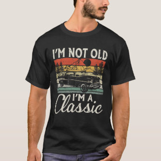 Camiseta Não sou velho, sou um carro clássico engraçado