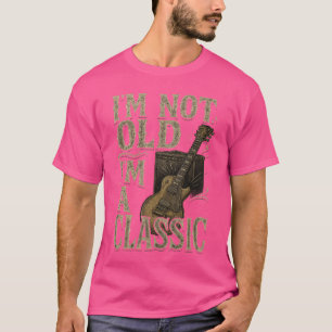 Camiseta Não sou velho, sou um clássico amante da música de