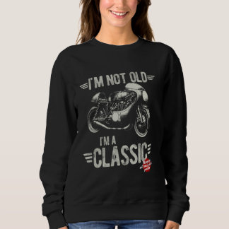 Camiseta Não sou velho, sou um clássico. Moto antiga, retrô
