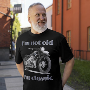 Camiseta Não sou velho, sou Vintage Classic Motorbike no di
