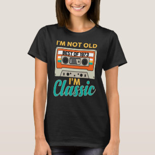 Camiseta Não sou velho, tenho 50 anos clássicos, 50 anos.