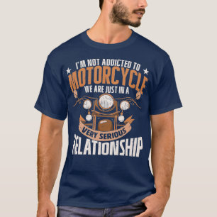 Camiseta Não Sou Viciado Em Motorcycle Rider Biker
