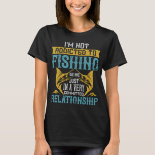 Camiseta Não Sou Viciado Em Pescar - Presente De Pescador F