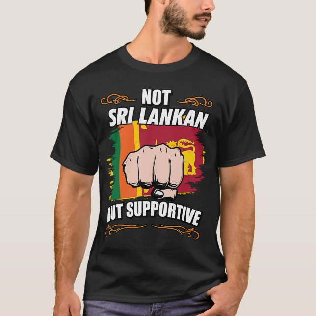 Camiseta Não Sri Lanka, mas sim Sri L Viagem turista de apo (Frente)
