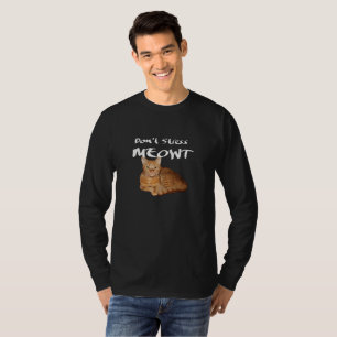 Camiseta Não Stress Meowt - O Gato Laranja me estressa