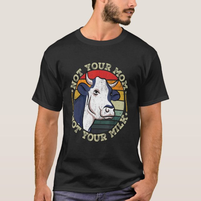 Camiseta Não Sua Mãe Não Sua Vaca De Leite Vovó (Frente)