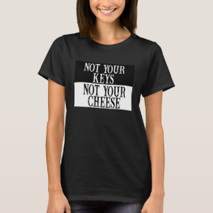 CAMISETA NÃO SUAS CHAVES NÃO SUA HODL DE MOEDA DE CRYPTO QU