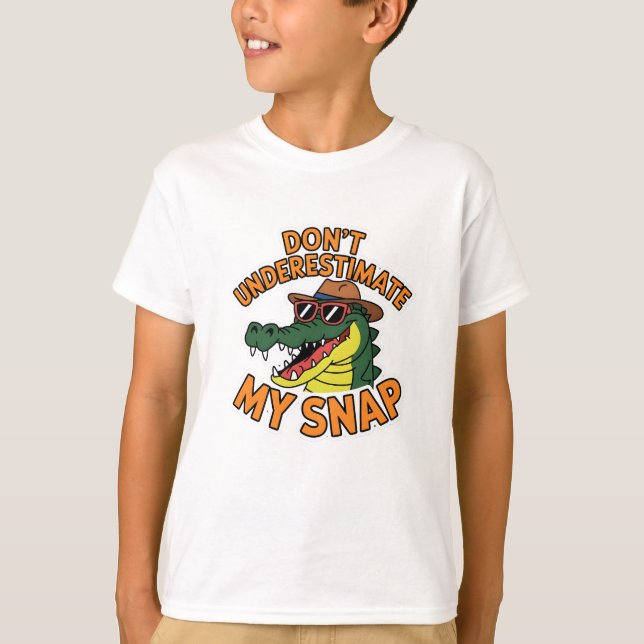Camiseta Não subestime meu Snap (Frente)