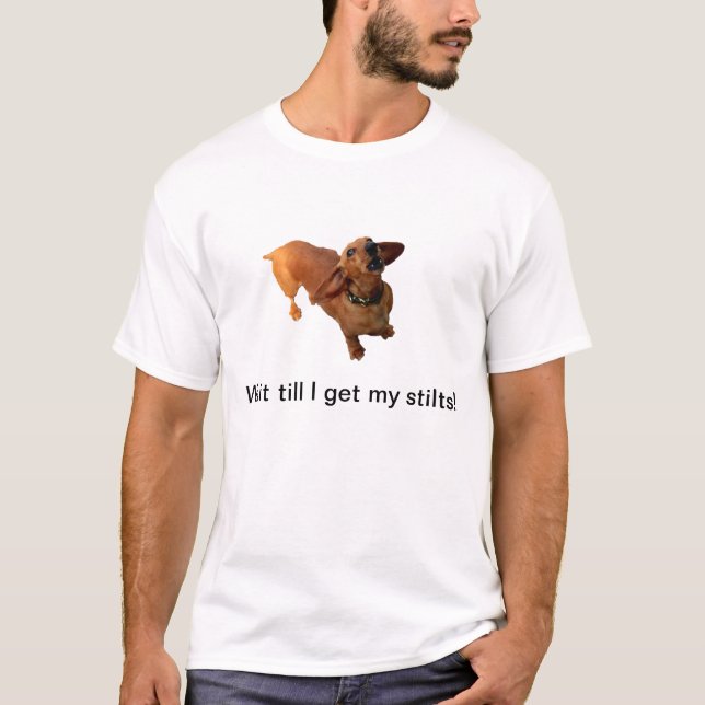 Camiseta Não suje com o Dachshund (Frente)