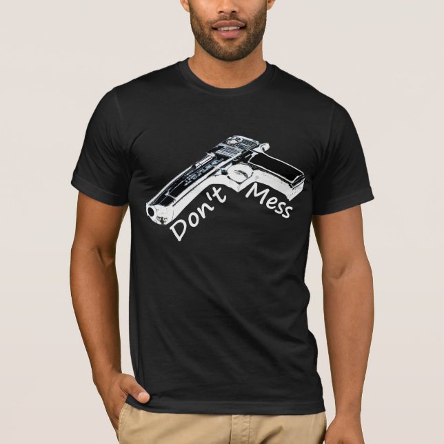 Camiseta Não suje com o Deagle (Frente)