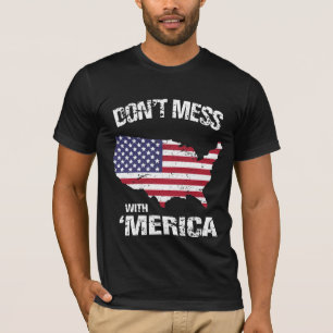 Camiseta Não suje com 'o Merica