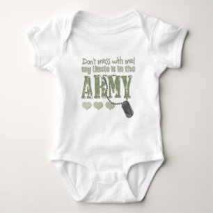 Camiseta Não suje comigo que meu tio está no exército
