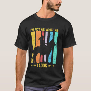 Camiseta Não Tão Branco Quanto Eu Pareço Vintage Indígena A