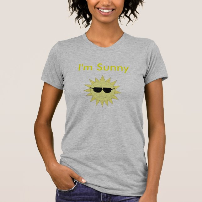 Camiseta não tão ensolarado (Frente)