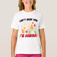 Não te ouço, estou a jogar camisa, Gamer Gift