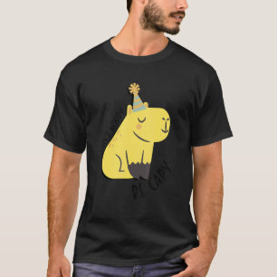 Camiseta Não te preocupes por ser o Motivacional Capy Happy