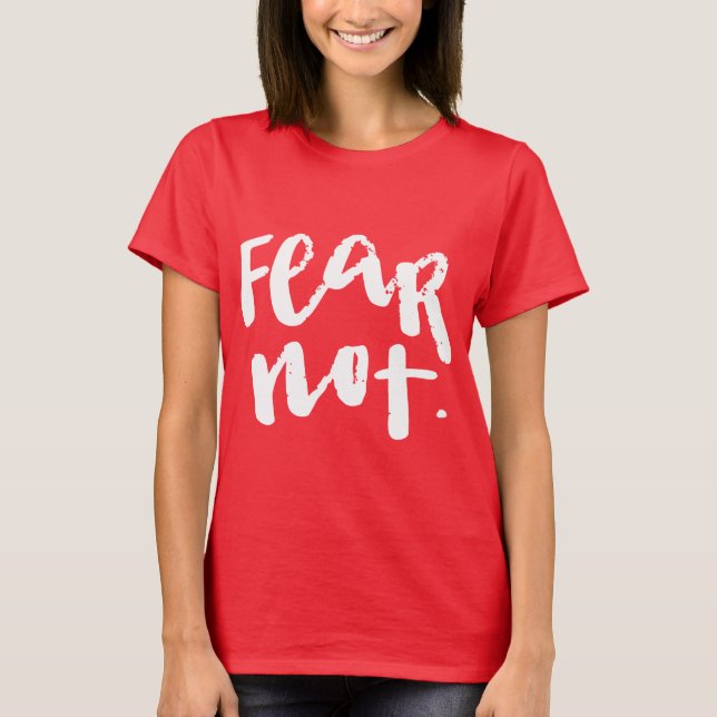 Camiseta Não tema (Frente)