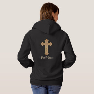 Camiseta Não Tema Camisola com Cruz Cristã Ornata