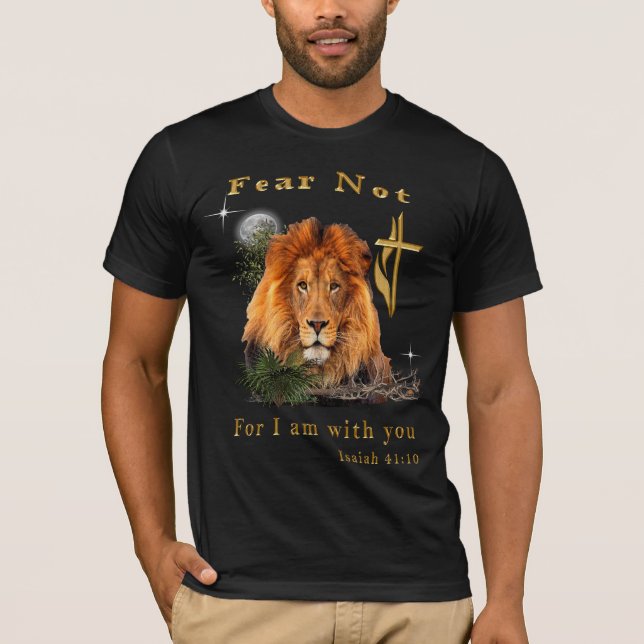 Camiseta Não tema Isaías 41:10 (Frente)