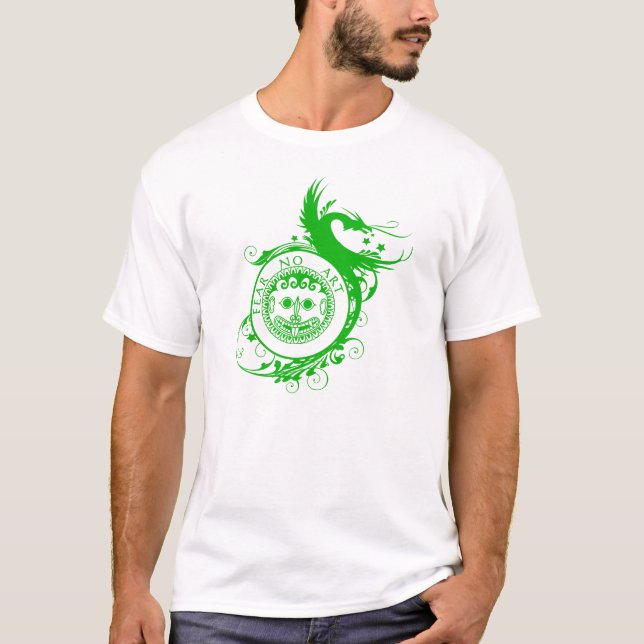 Camiseta não tema nenhuma arte (Frente)