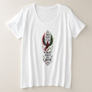 Camiseta Não Tema o Que Faz Você Crescer Mentalidade de Tra