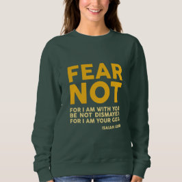Camiseta Não tema, pois estou com você