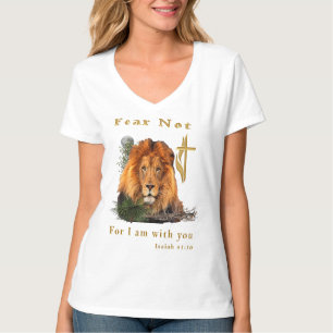 Camiseta Não temas, pois estou contigo