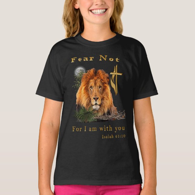 Camiseta Não temas, pois estou contigo (Frente)