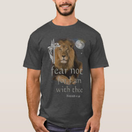Camiseta Não temas, pois estou contigo