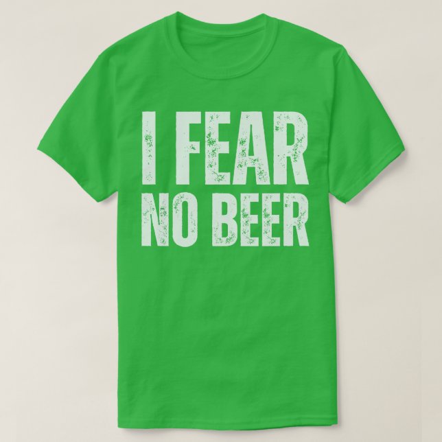 Camiseta Não Temo Cerveja (Frente do Design)