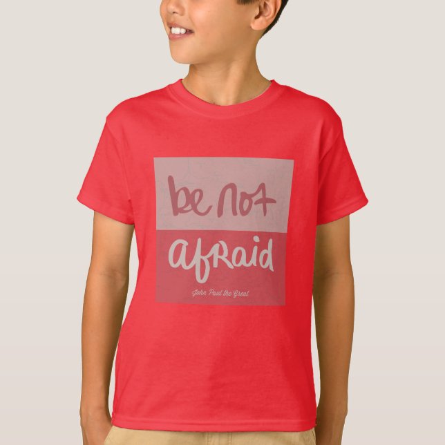 Camiseta Não tenha medo (Frente)