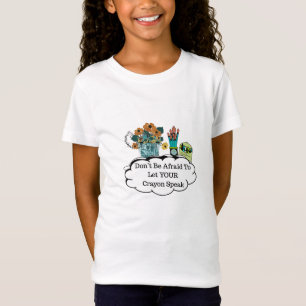 Camiseta Não Tenha Medo De Deixar SEU Lápis Falar!