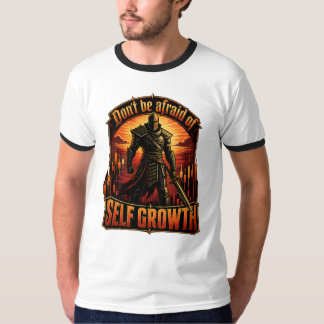 Camiseta Não Tenha Medo do Cavaleiro do Crescimento Pessoal