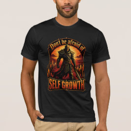 Camiseta Não Tenha Medo do Cavaleiro do Crescimento Pessoal