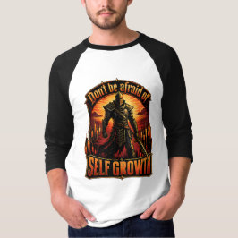 Camiseta Não Tenha Medo do Cavaleiro do Crescimento Pessoal