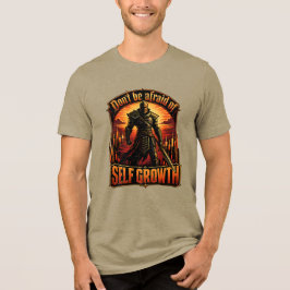 Camiseta Não Tenha Medo do Cavaleiro do Crescimento Pessoal